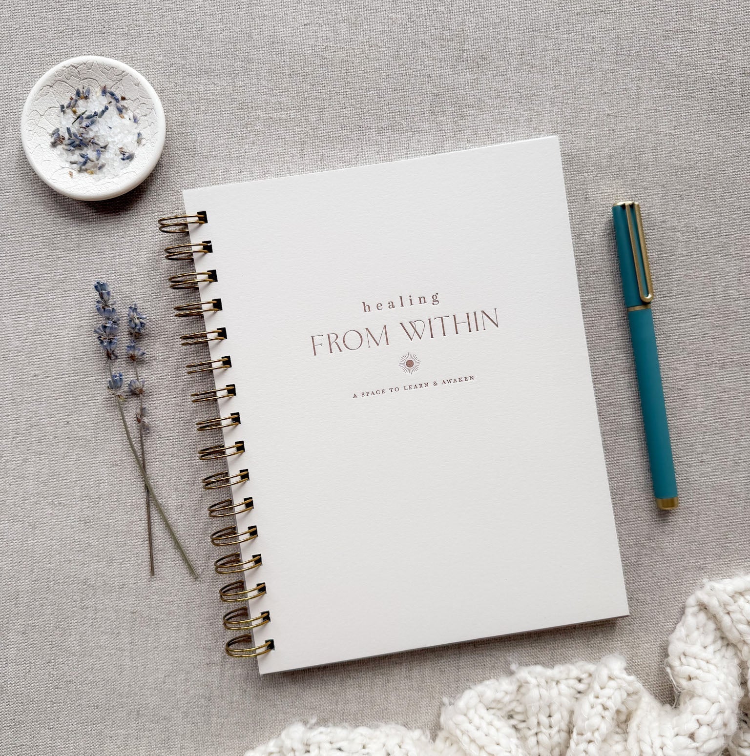 Healing From Within // Self - Transformation Journal - Crowned Energy CO.