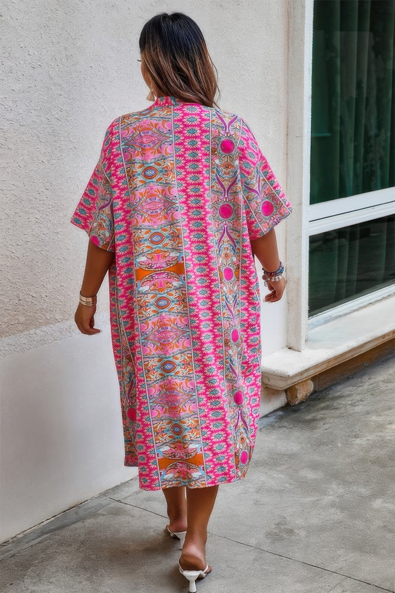 Plus Size Two Pieces Printed Elastic Waist Sets - Goddess Vibes