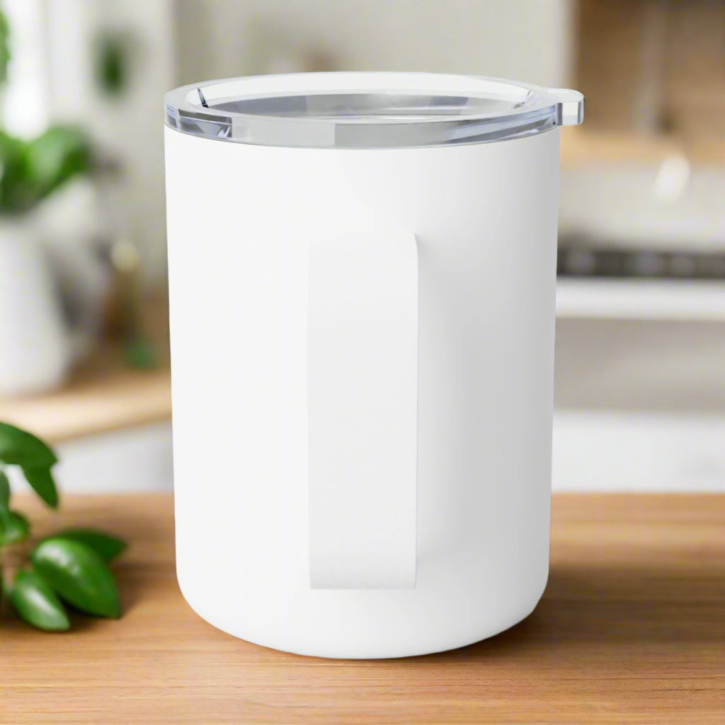 Cat Lover Gift – Cute 10oz Insulated Coffee Mug for Winter, Office & Home