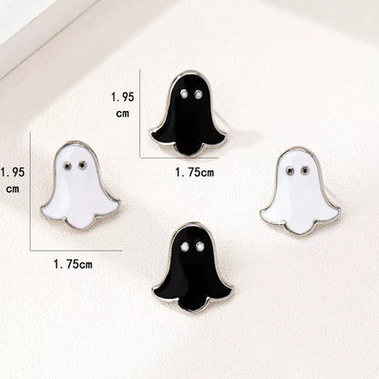 2 Pair Halloween Ghost Stud Earrings - Goddess Vibes