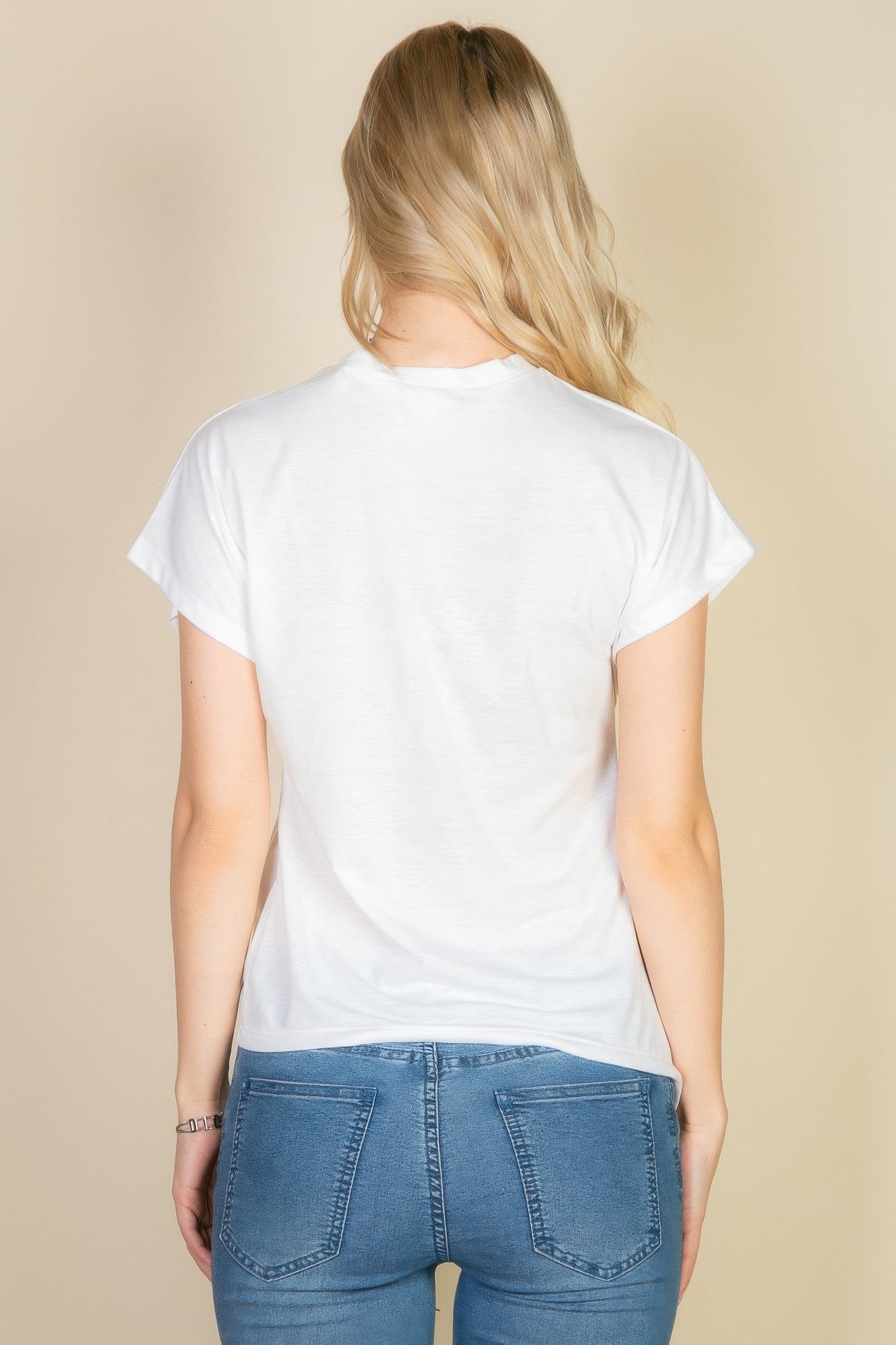 Batwing Sleeve Twist Front Tee - Goddess Vibes