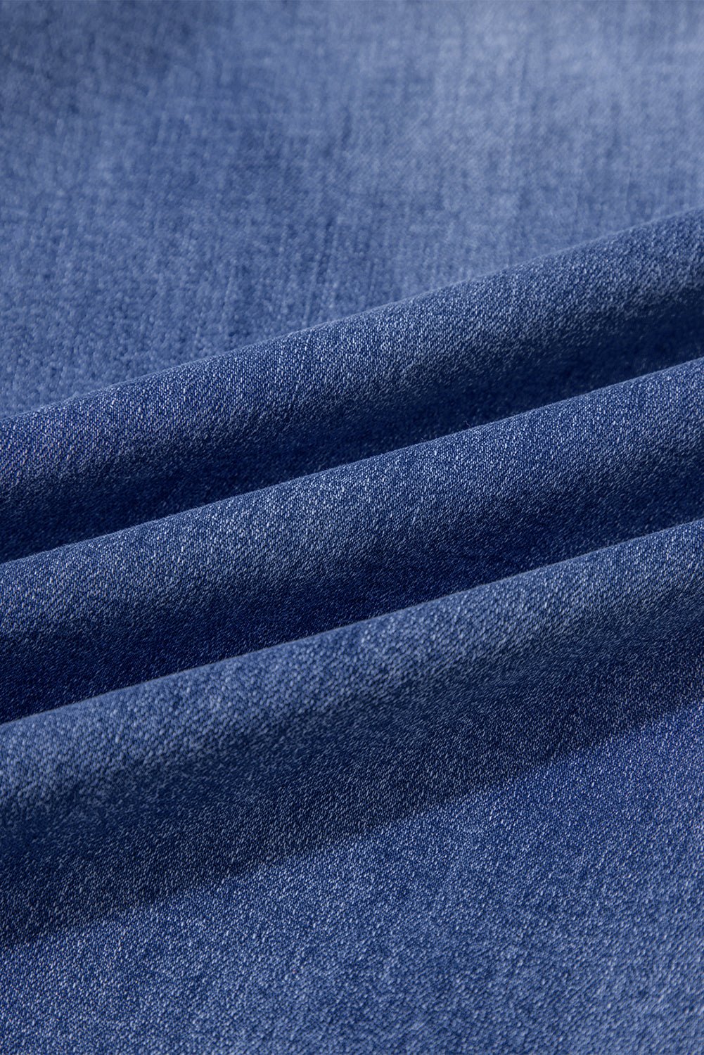 Crowned Energy CO. Beau Blue / 4 / 75%Cotton+23%Polyester+2%Elastane Dear-Lover Dropshipping Bottoms/Jeans Beau Blue Tailored Center Seam Detail Straight Loose High Rise Jeans