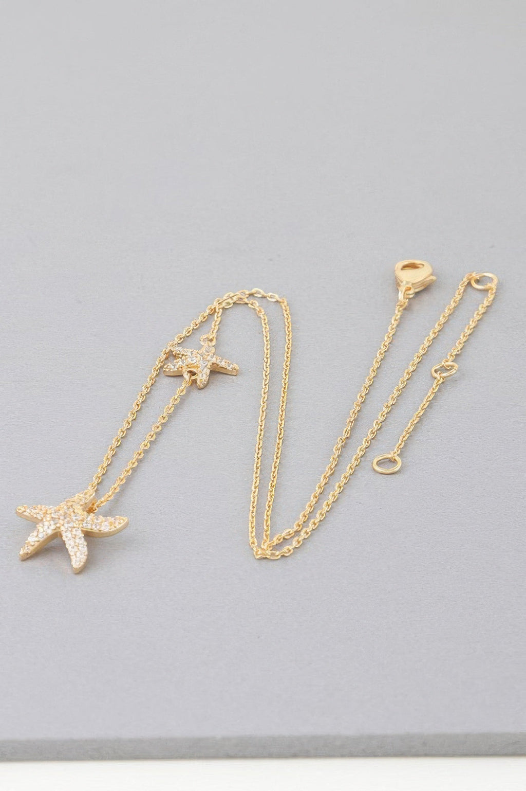 Bejeweled Starfish Necklace - Goddess Vibes