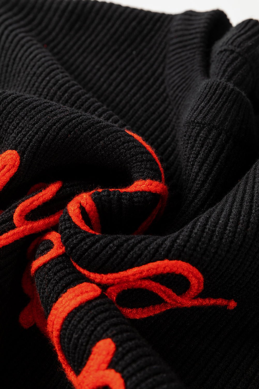 Black Hello Pumpkin Graphic Sweater - Goddess Vibes