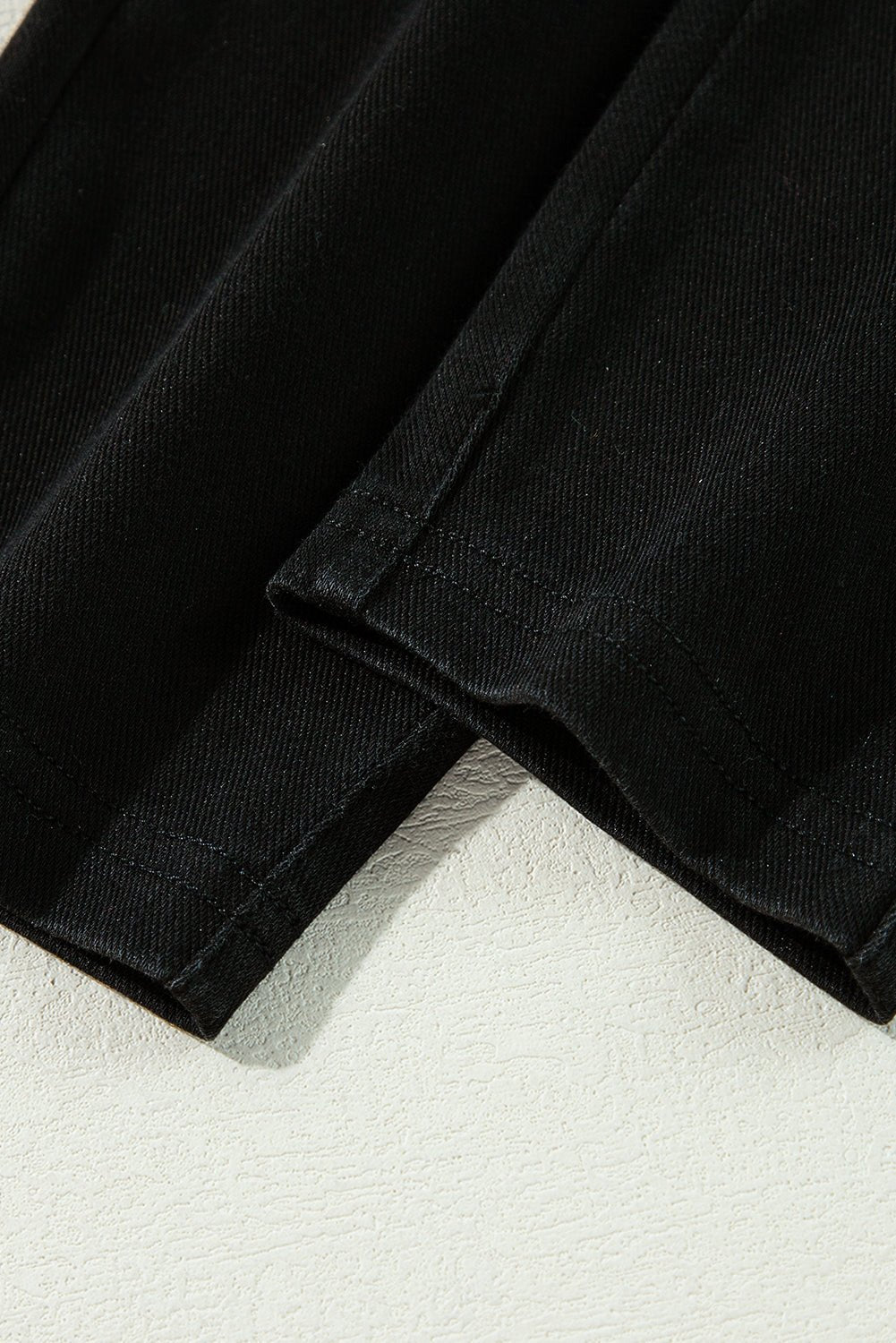 Black Solid Color High Waist Stretchy Slim Fit Jeggings - Crowned Energy CO.