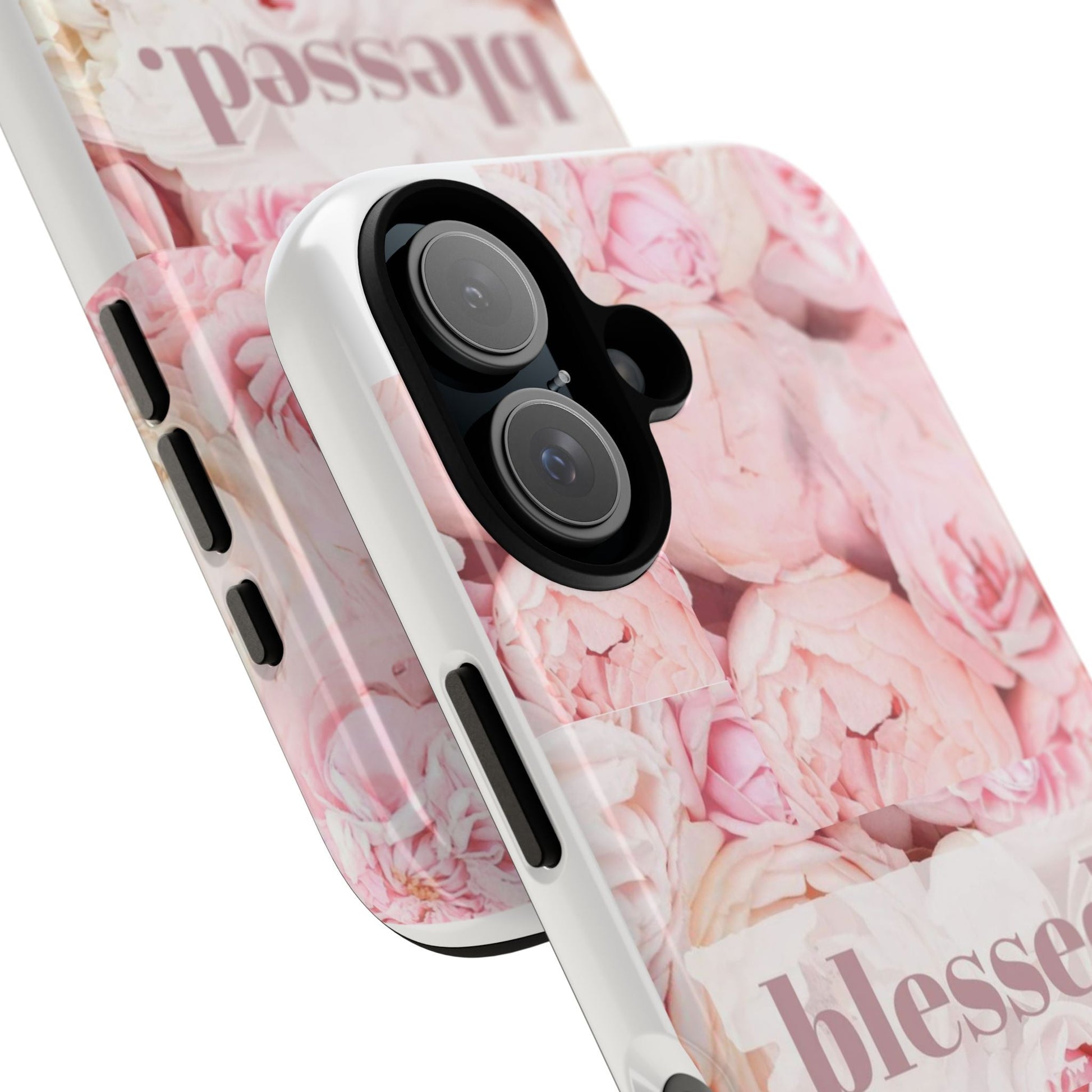 Blessed Floral Phone Case, Inspirational Case for Girls, iPhone Cover, Gift for Her, Cute Phone Protector - Goddess Vibes