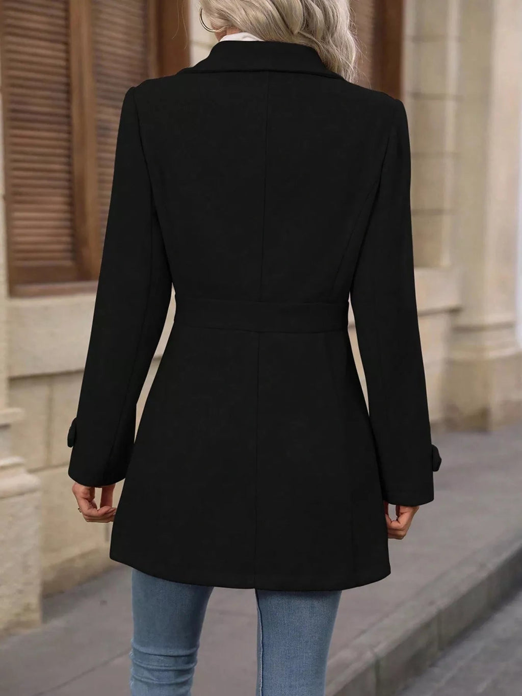 Button Up Long Sleeve Outerwear - Crowned Energy CO.