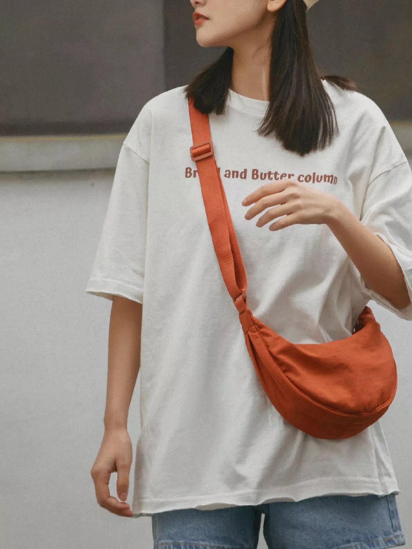 Casual Lightweight Crescent Crossbody Bag - Crowned Energy CO.