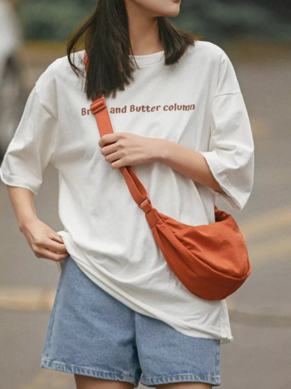 Casual Lightweight Crescent Crossbody Bag - Crowned Energy CO.