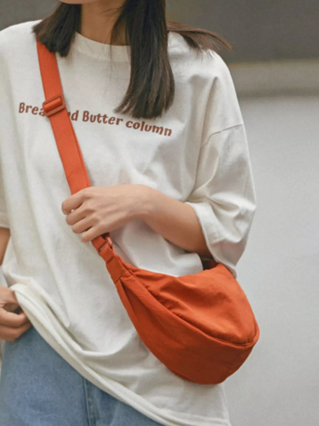 Casual Lightweight Crescent Crossbody Bag - Crowned Energy CO.