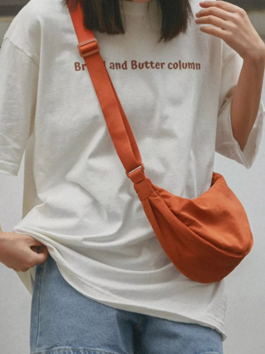Casual Lightweight Crescent Crossbody Bag - Crowned Energy CO.