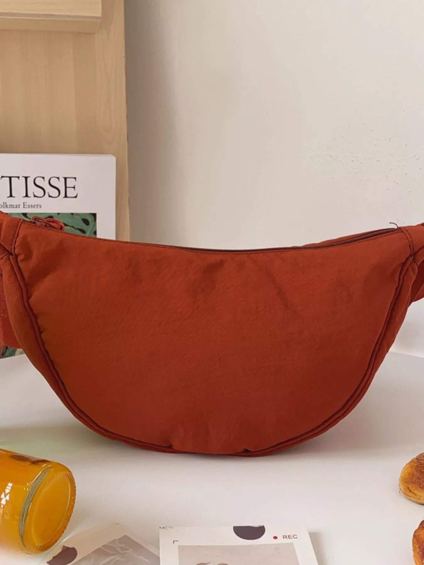 Casual Lightweight Crescent Crossbody Bag - Crowned Energy CO.