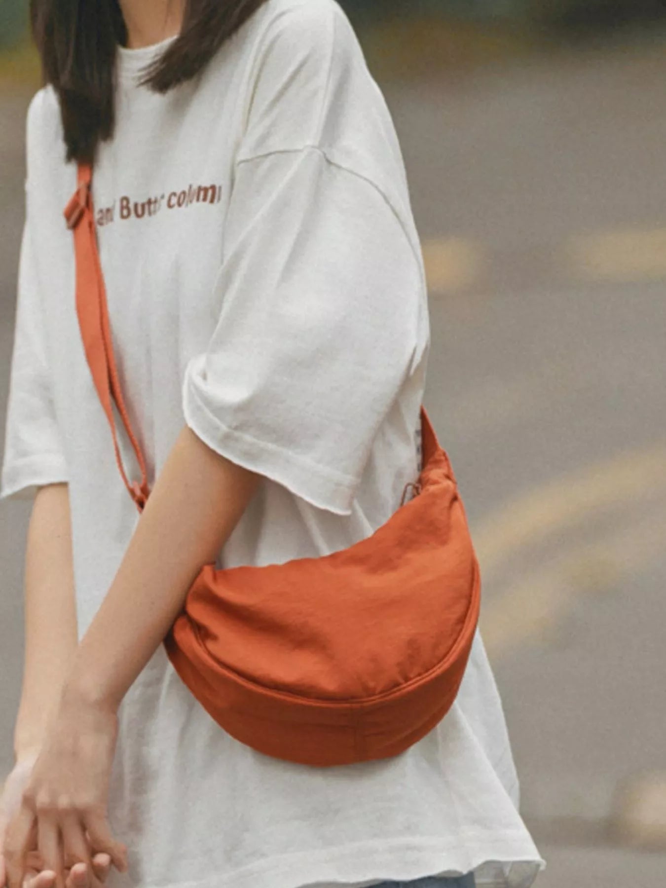 Casual Lightweight Crescent Crossbody Bag - Crowned Energy CO.