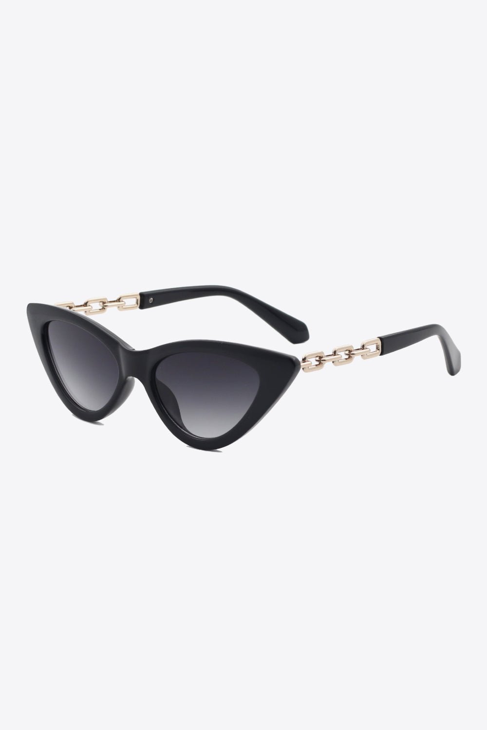 Chain Detail Cat - Eye Sunglasses - Crowned Energy CO.