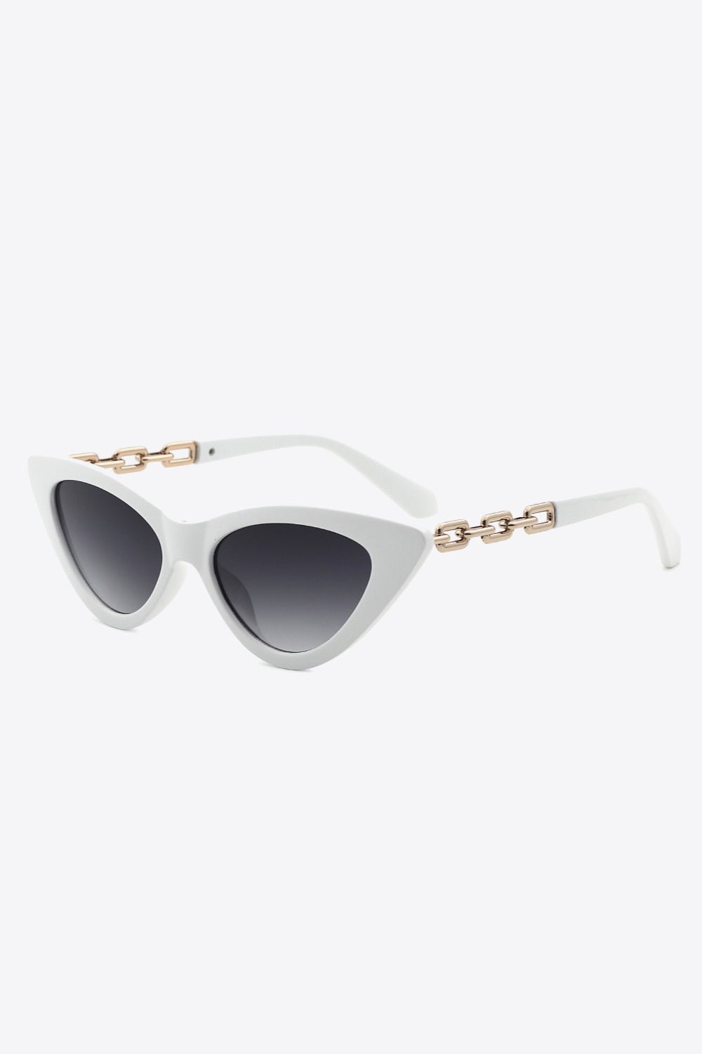 Chain Detail Cat - Eye Sunglasses - Crowned Energy CO.