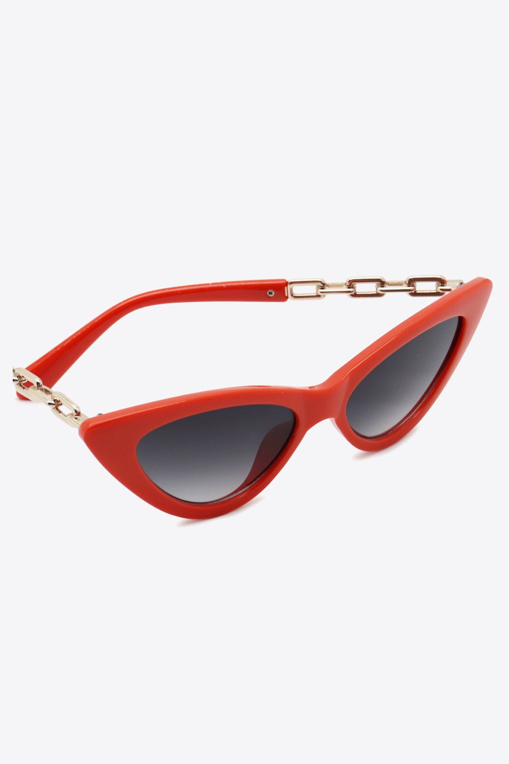 Chain Detail Cat - Eye Sunglasses - Crowned Energy CO.