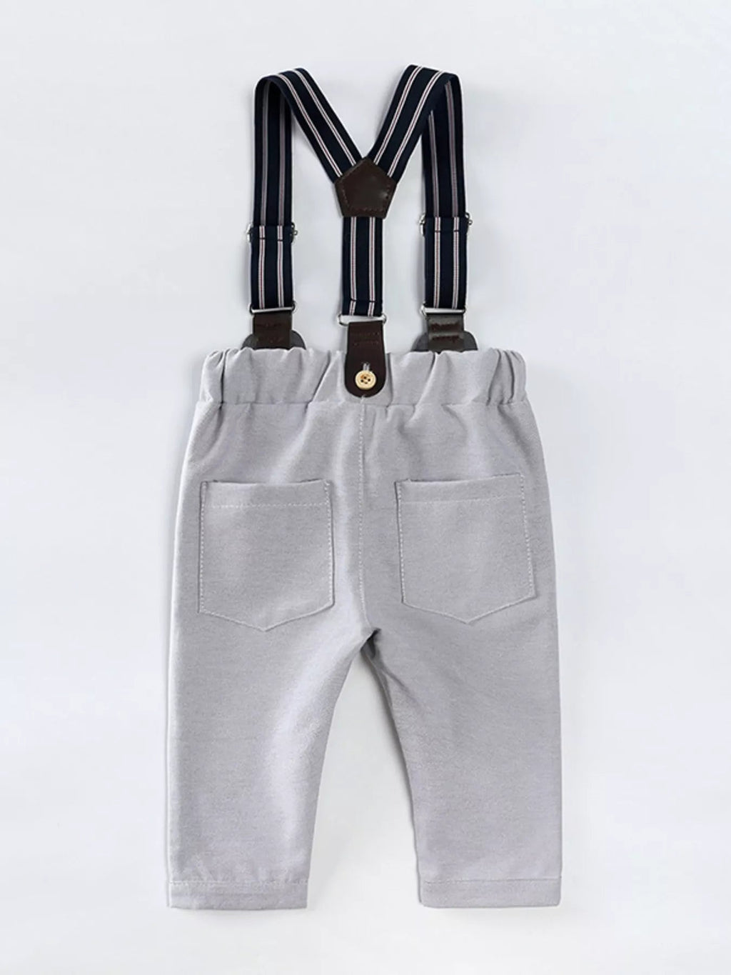 Children's Button Up Shirt and Overall Set - Crowned Energy CO.