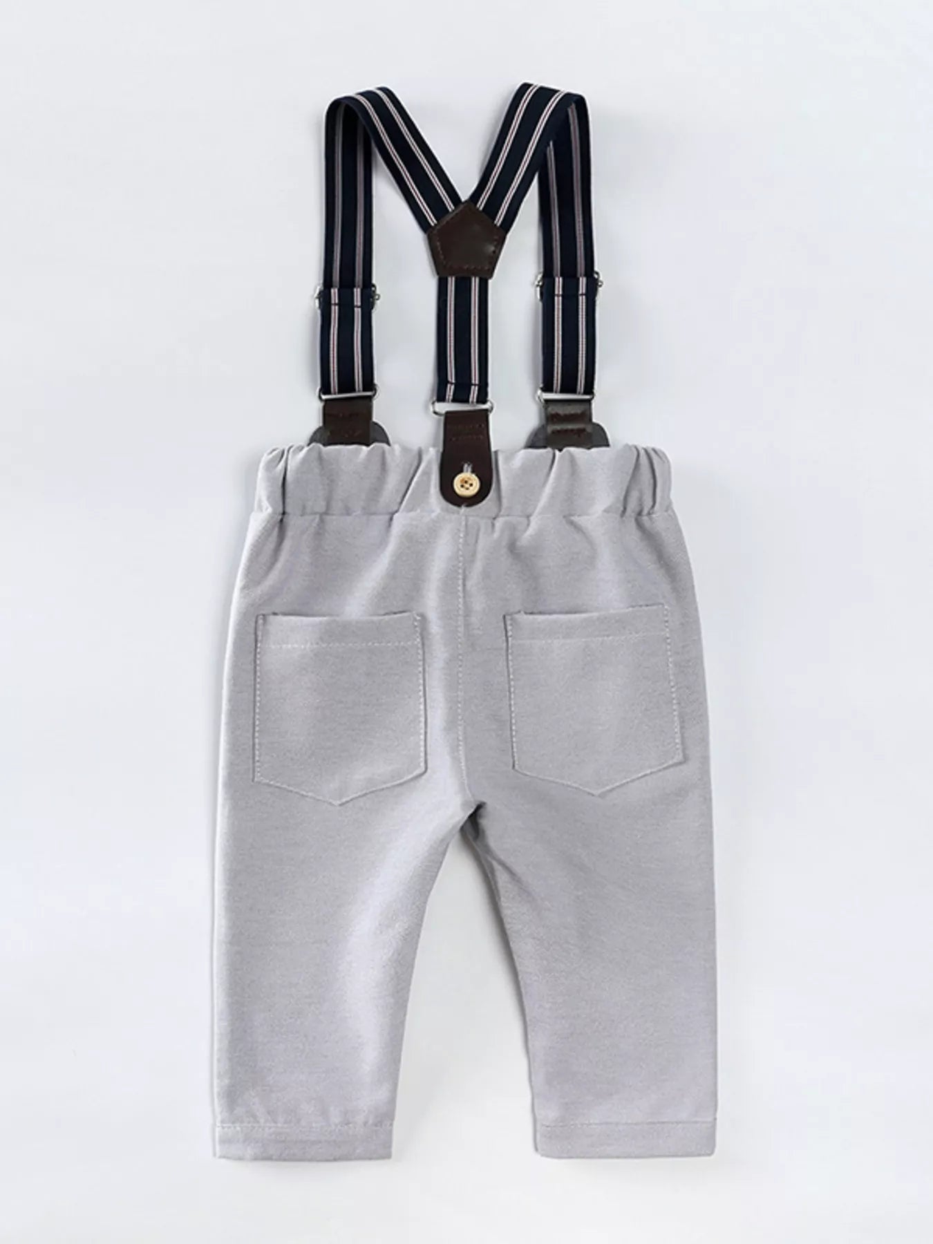 Children's Button Up Shirt and Overall Set - Crowned Energy CO.