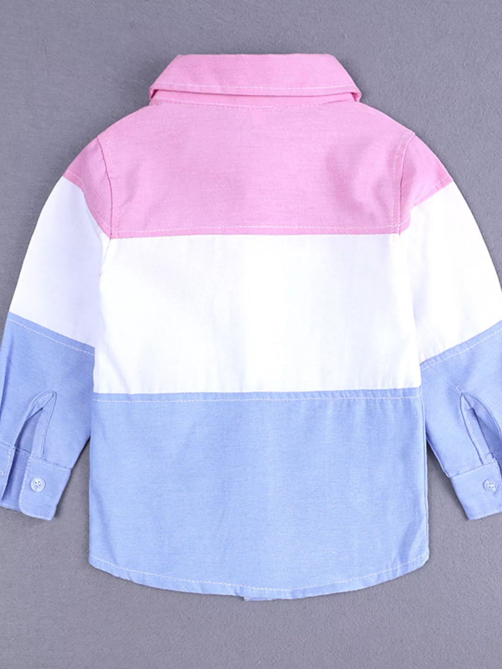 Children's Color Block Shirt & Ripped Jeans Set - Crowned Energy CO.