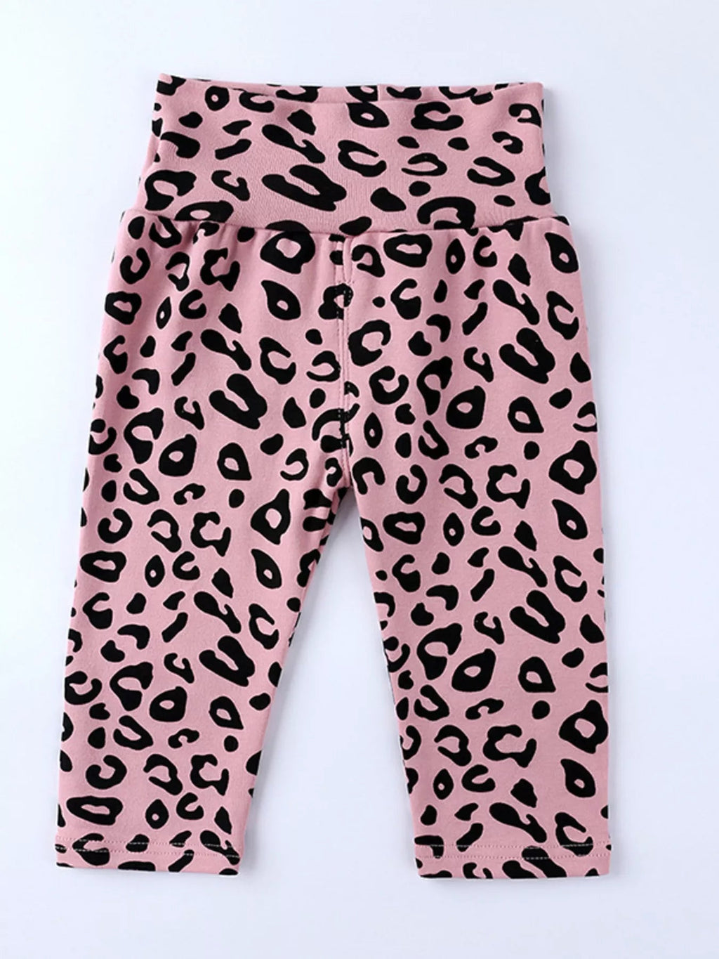 Children's Leopard Print Long Sleeve Top and Pants Set - Crowned Energy CO.