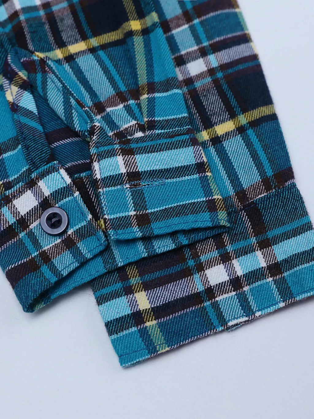 Children's Plaid Shirt & Distressed Jeans with Suspenders Set - Crowned Energy CO.