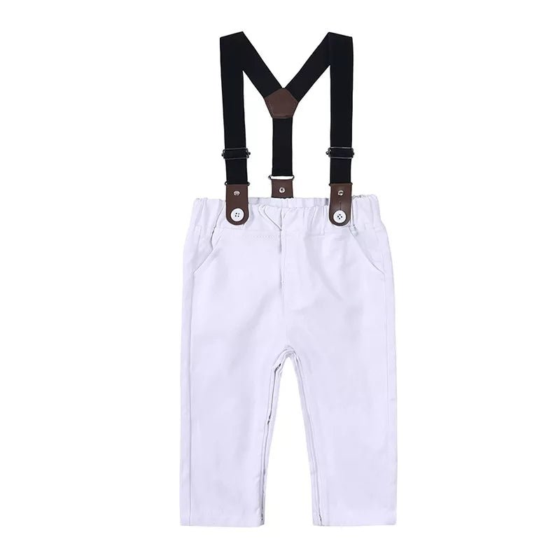 Children's Striped Shirt and Overall Set - Crowned Energy CO.