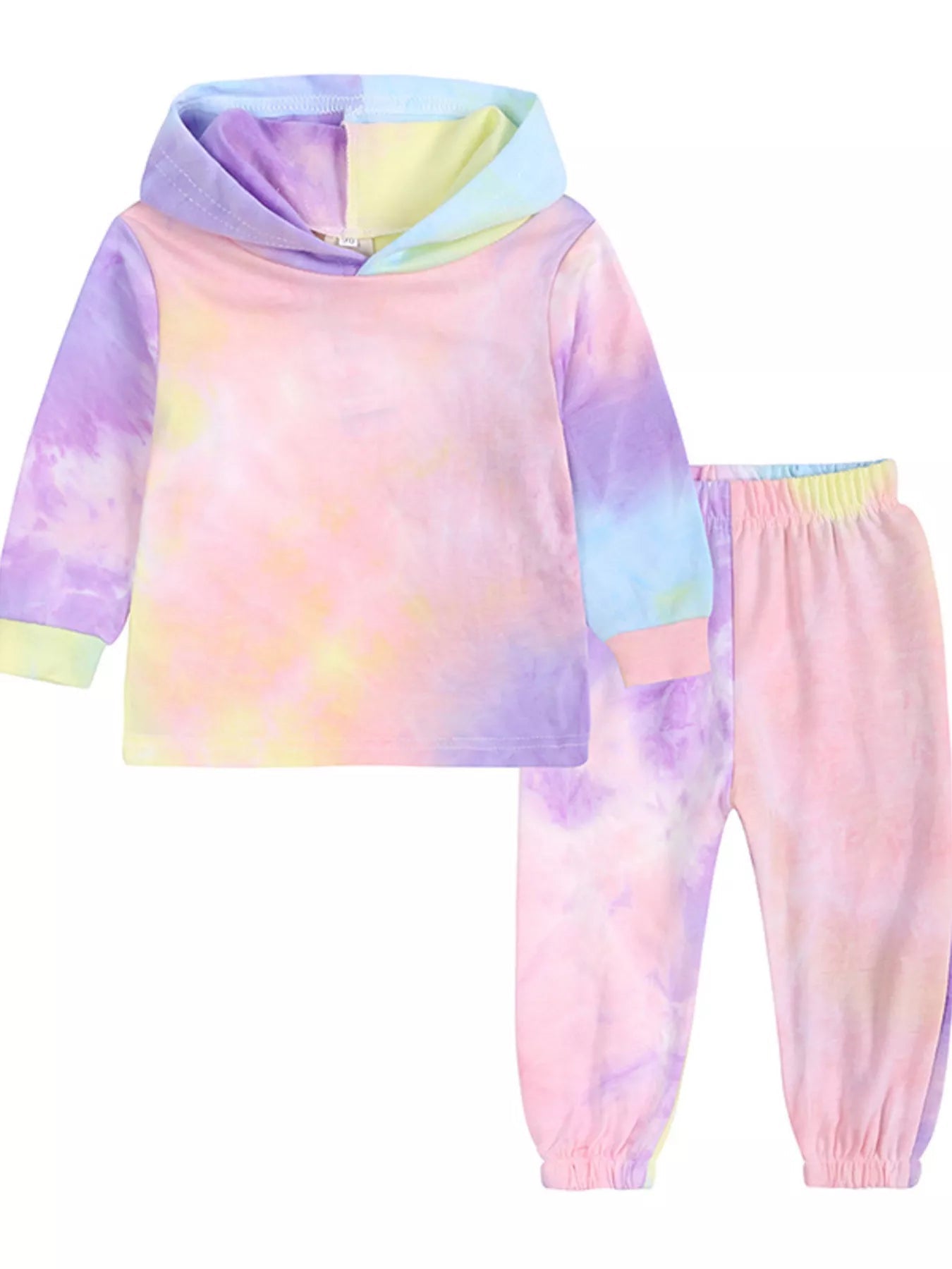Children's Tie - Dye Hoodie and Pants Set - Crowned Energy CO.
