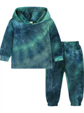 Children's Tie - Dye Hoodie and Pants Set - Crowned Energy CO.
