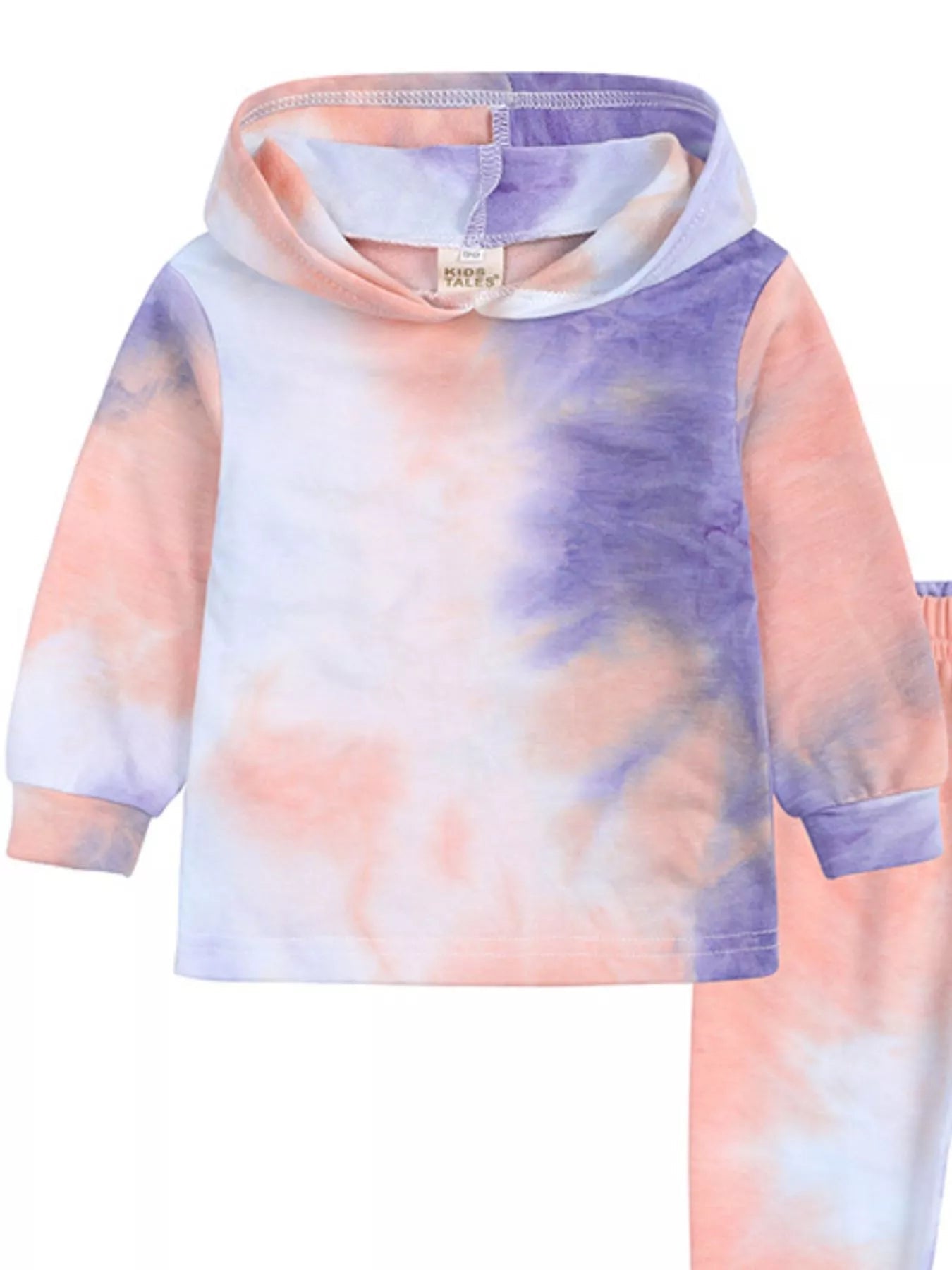 Children's Tie - Dye Hoodie and Pants Set - Crowned Energy CO.