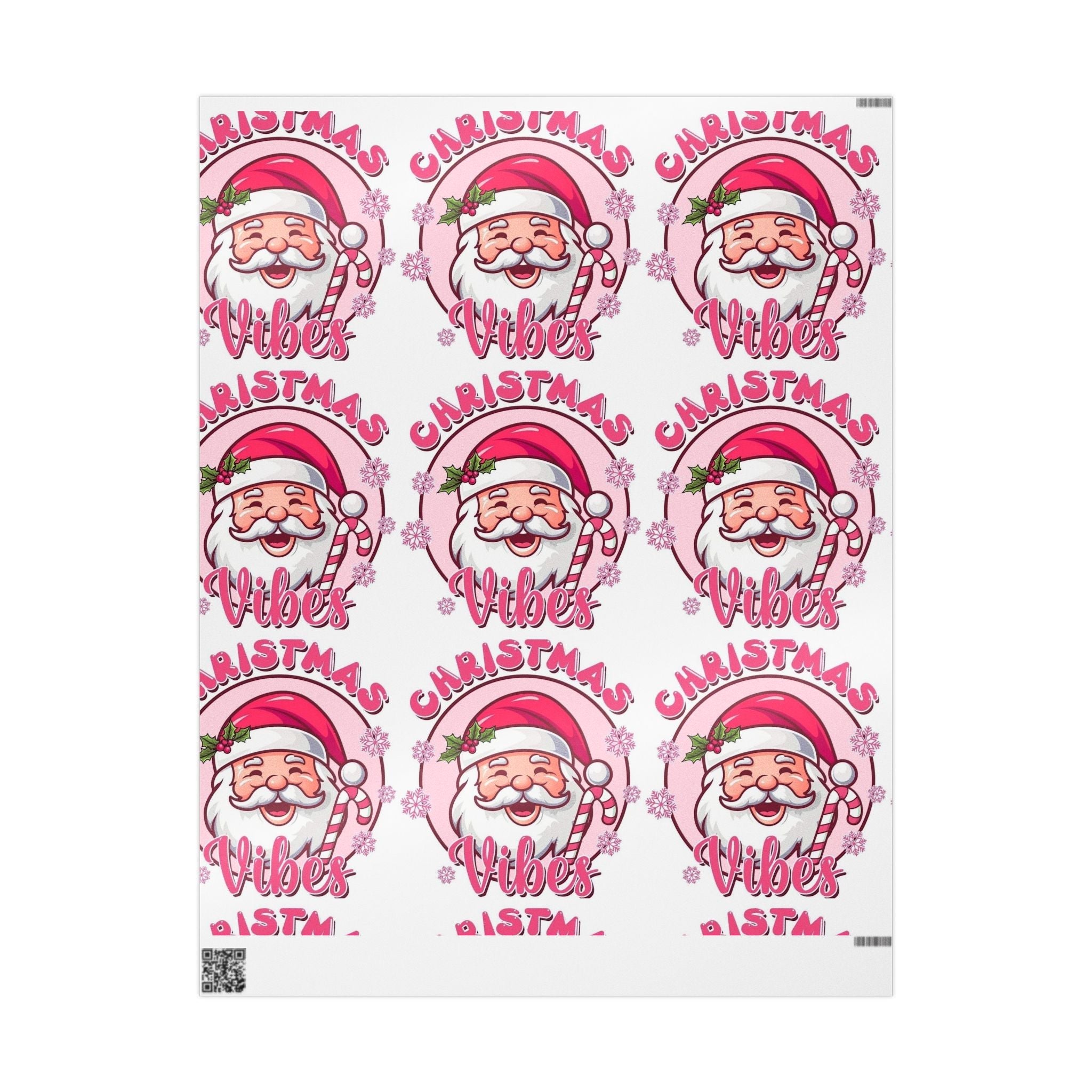 Christmas Vibing Wrapping Paper Roll — Vibing Gift Wrap - Crowned Energy CO.