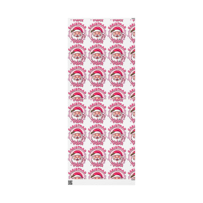 Christmas Vibing Wrapping Paper Roll — Vibing Gift Wrap - Crowned Energy CO.