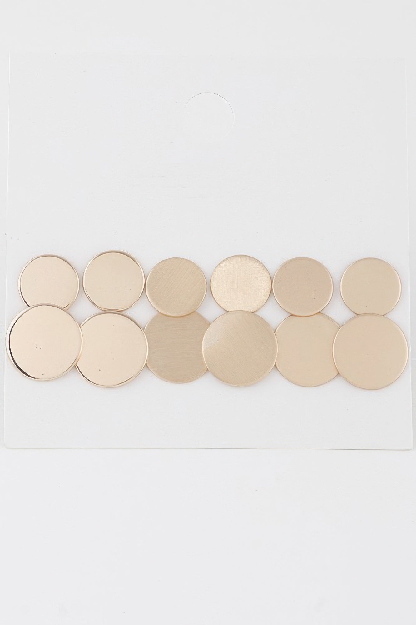 Circle Stud Earrings Set - Crowned Energy CO.