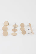 Circle Stud Earrings Set - Crowned Energy CO.