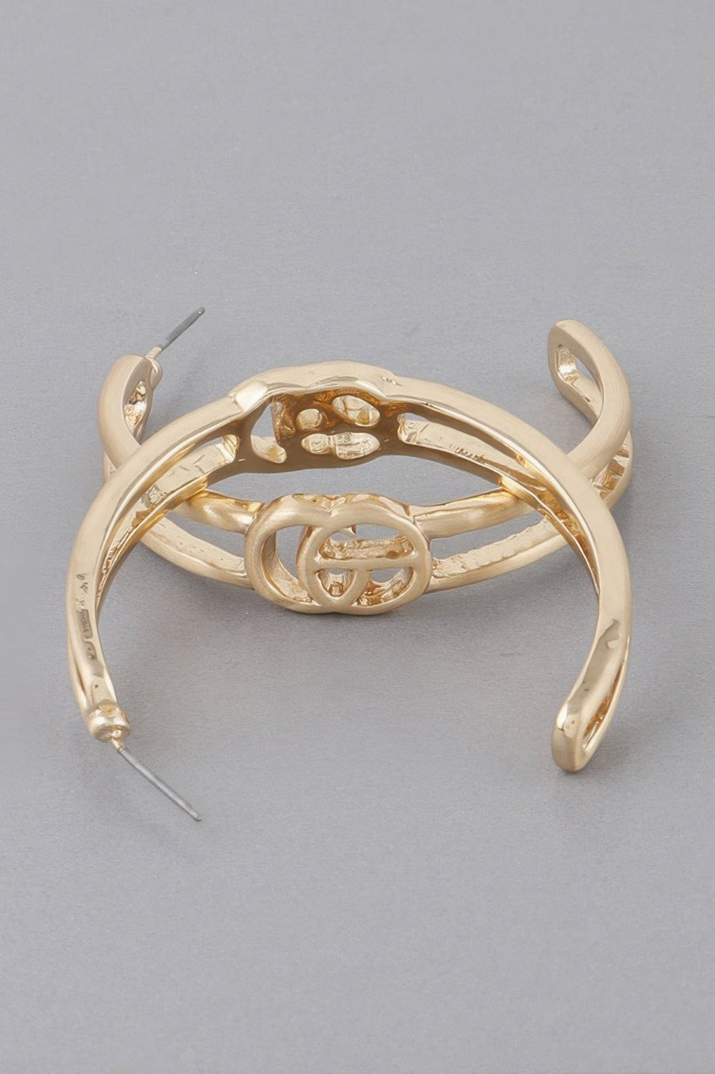 Classic Cg Hoop Earrings - Crowned Energy CO.