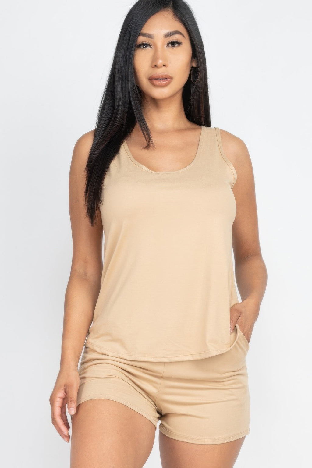 Comfy Tank Top & Shorts Set - Goddess Vibes