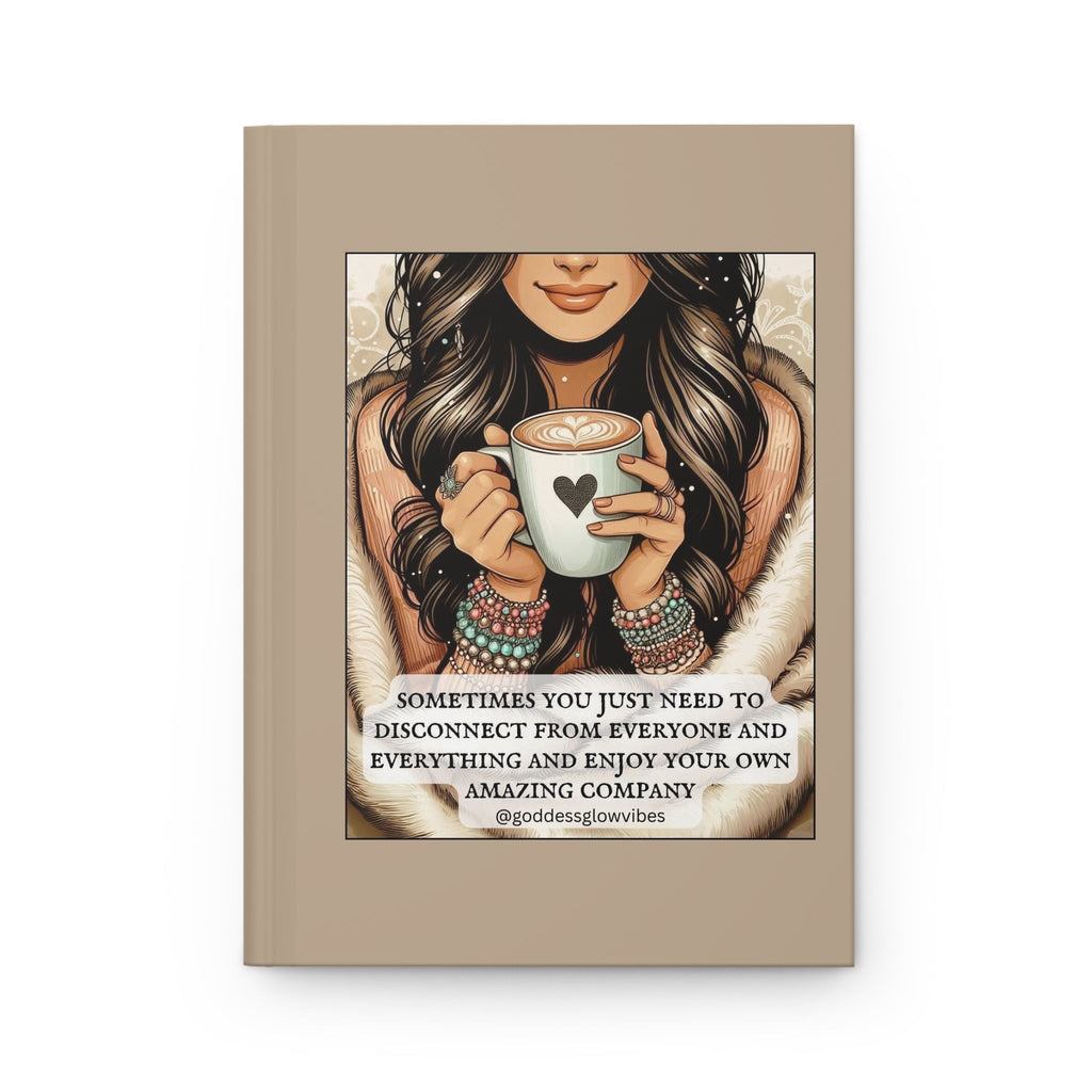 Crowned Energy CO. Journal Printify Paper products Inspirational hardcover self-care journal for mental wellness, gratitude, and growth