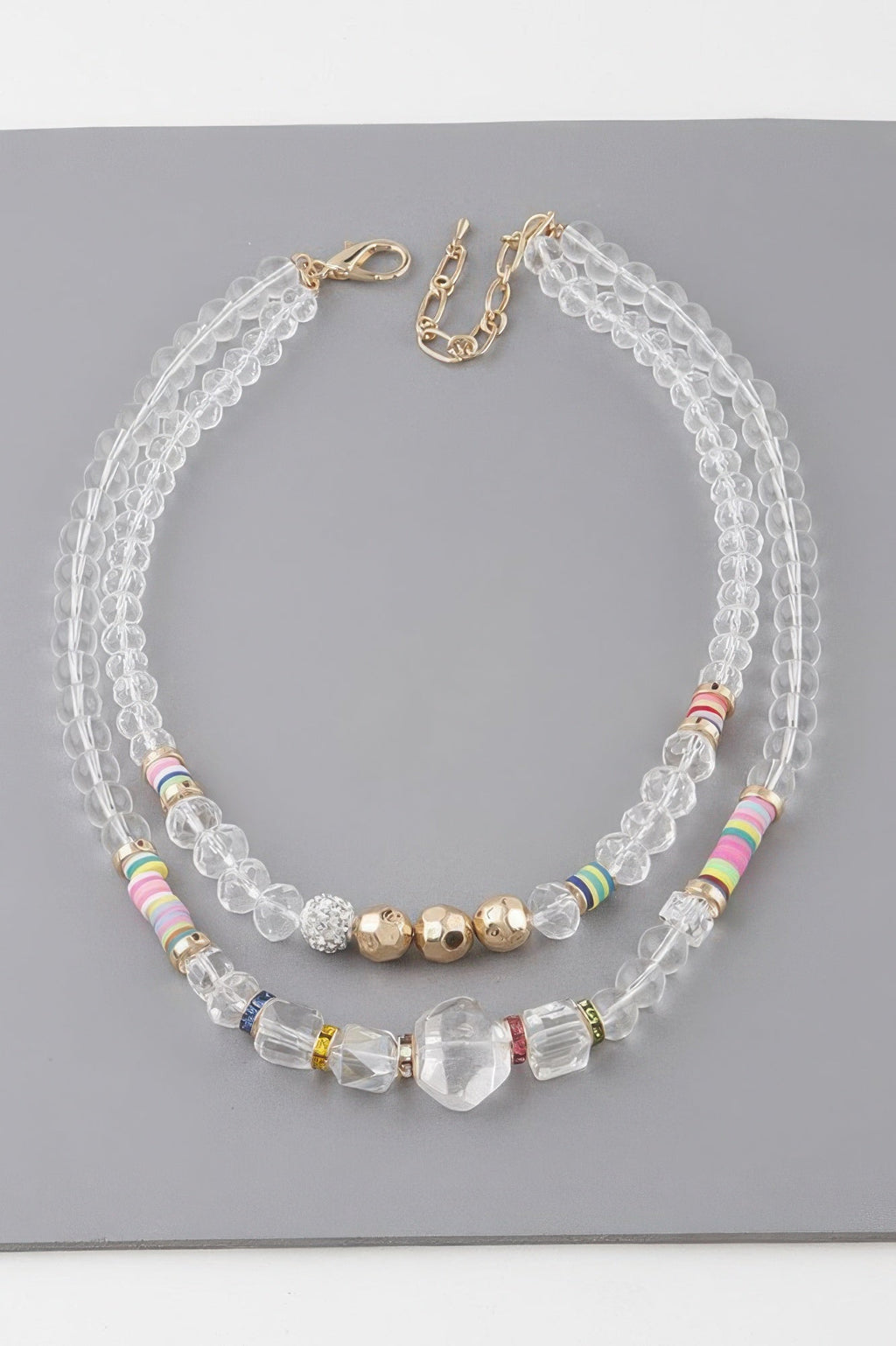 Crystal Bead Necklace - Crowned Energy CO.