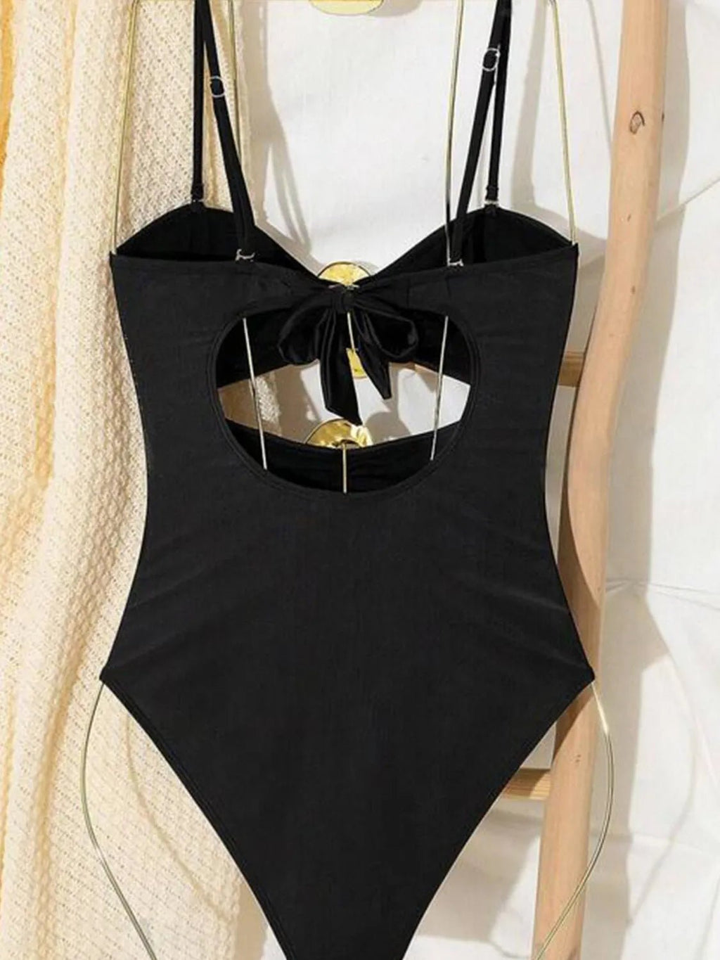 Cutout Sweetheart Neck One - Piece Swimwear - Crowned Energy CO.