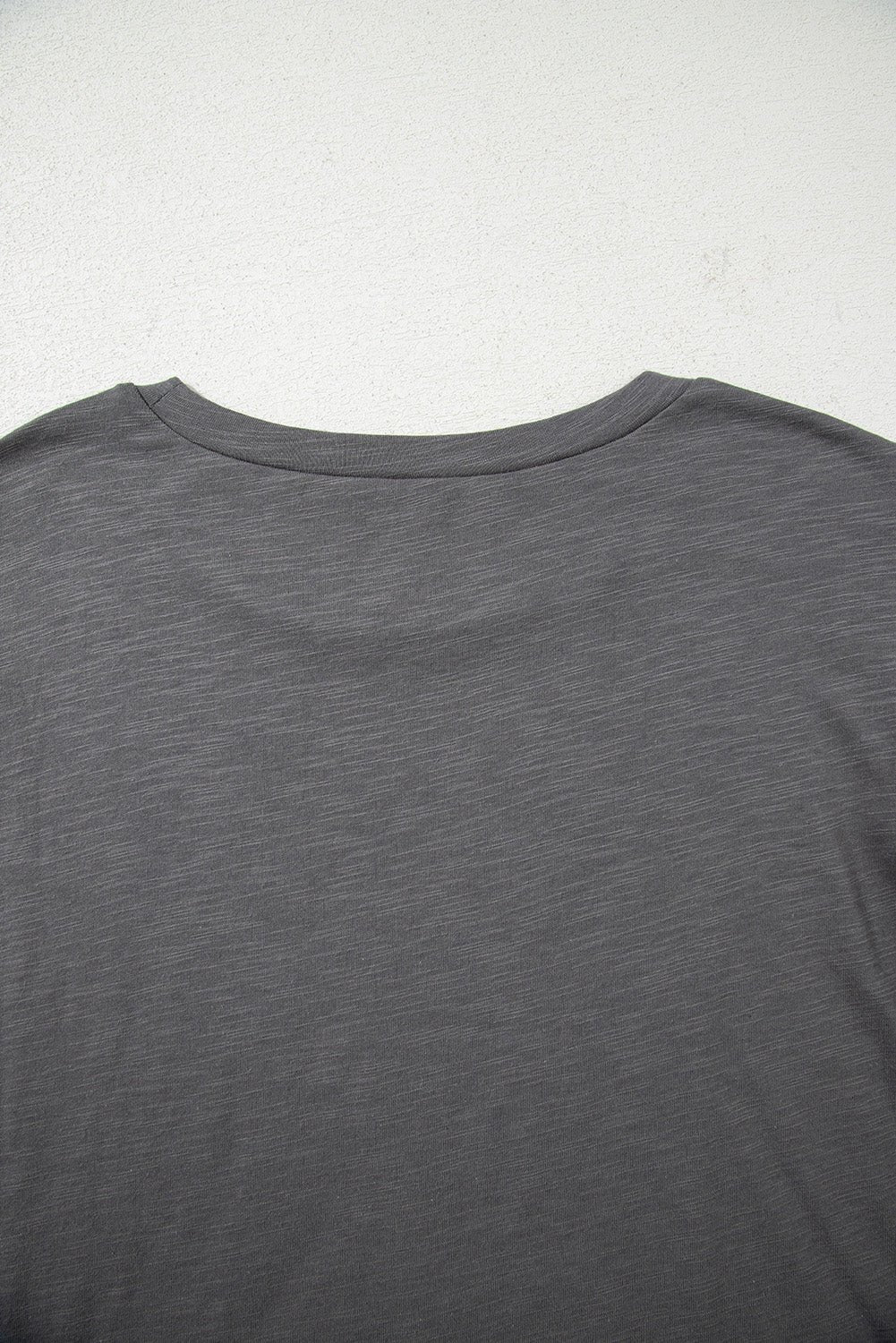 Dark Grey Double Ruffled Short Sleeve Plus Size Top - Goddess Vibes