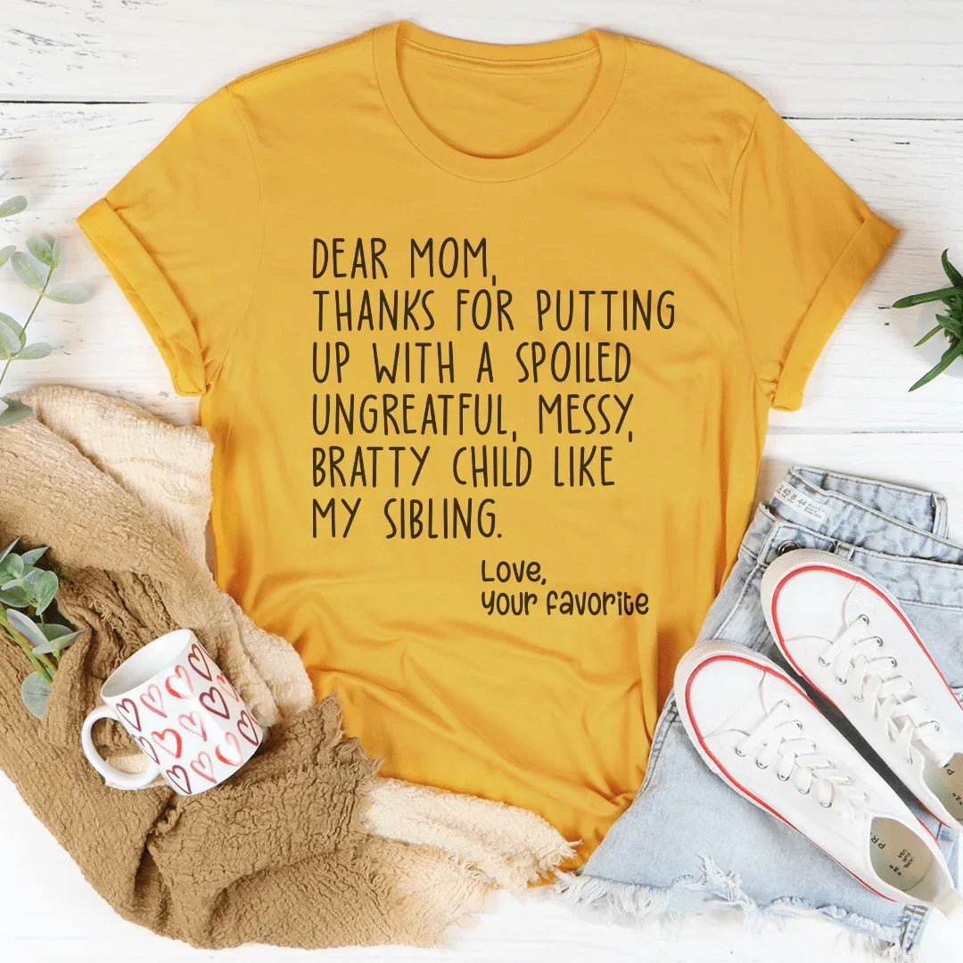Dear Mom Tee - Crowned Energy CO.