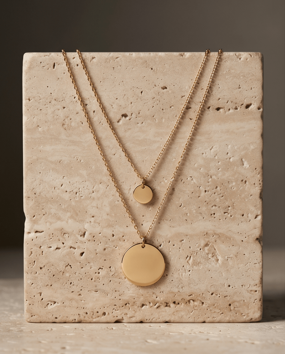 Double Pendant Necklace - Crowned Energy CO.