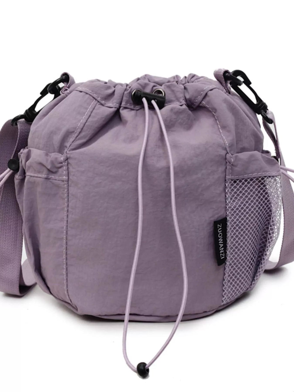 Drawstring Bucket Crossbody Bag - Crowned Energy CO.