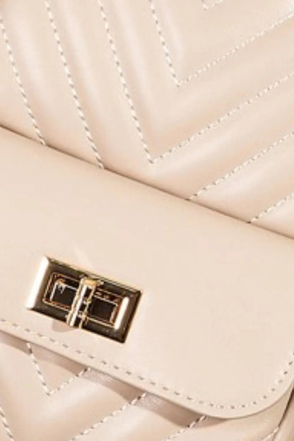 Fame Faux Leather Cushioned Sling Bag - Goddess Vibes