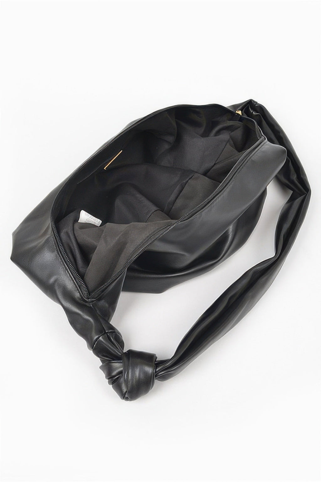 Faux Leather Hobo Bag - Crowned Energy CO.
