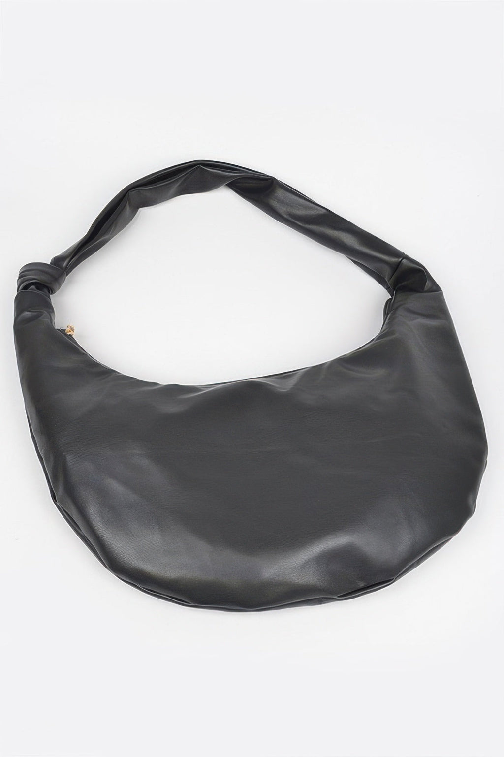 Faux Leather Hobo Bag - Crowned Energy CO.