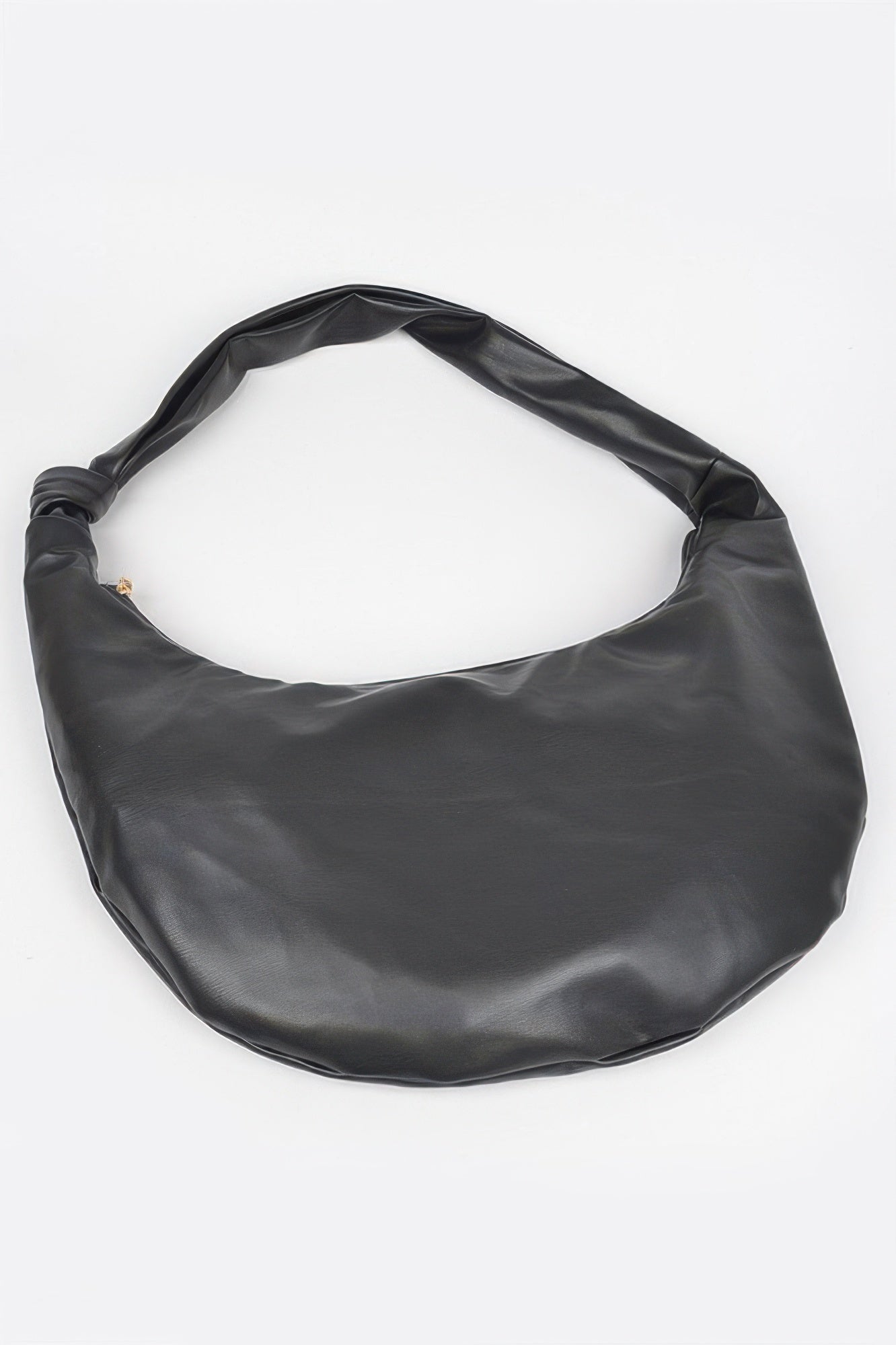 Faux Leather Hobo Bag - Crowned Energy CO.