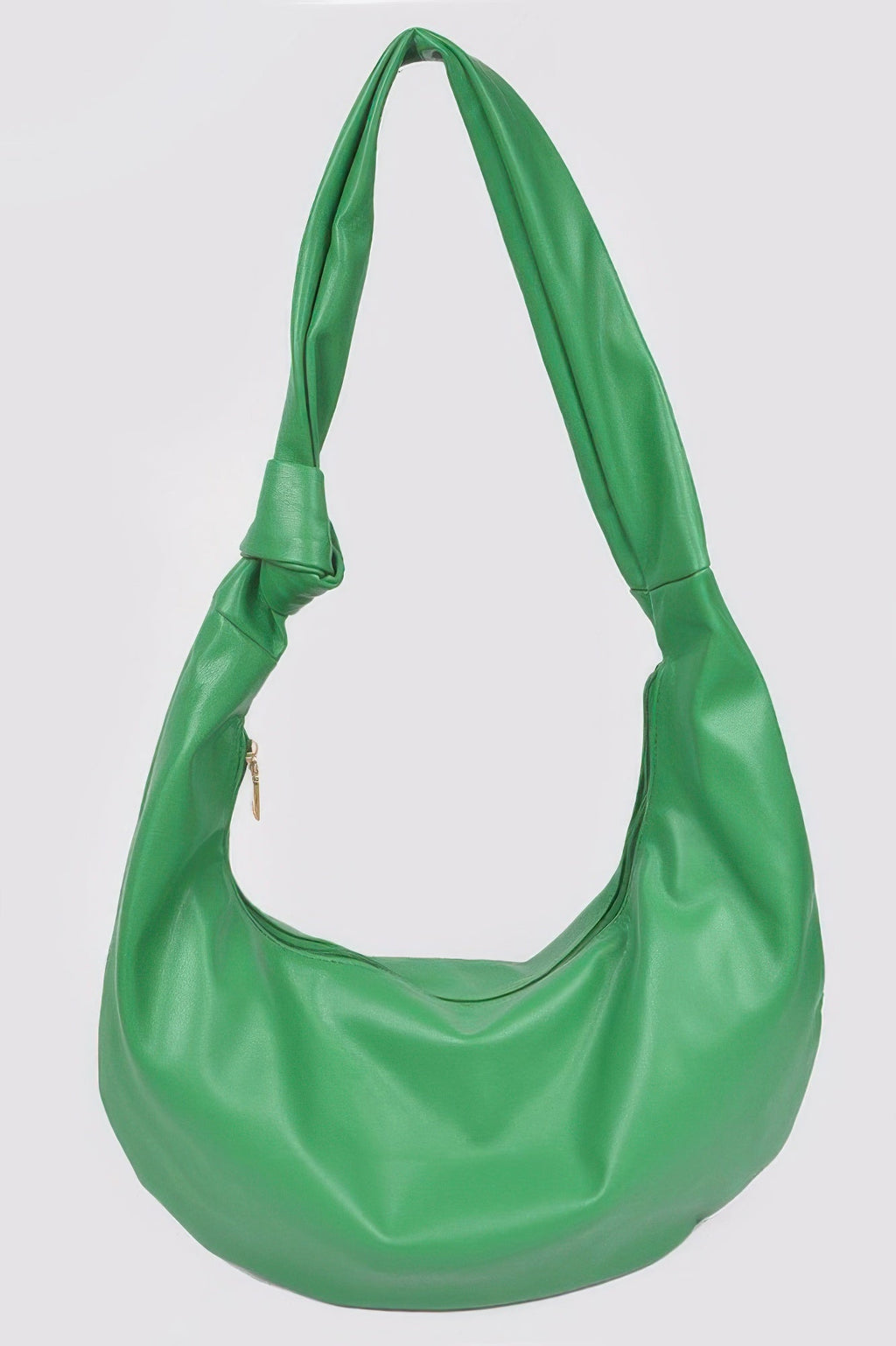 Faux Leather Hobo Bag - Crowned Energy CO.