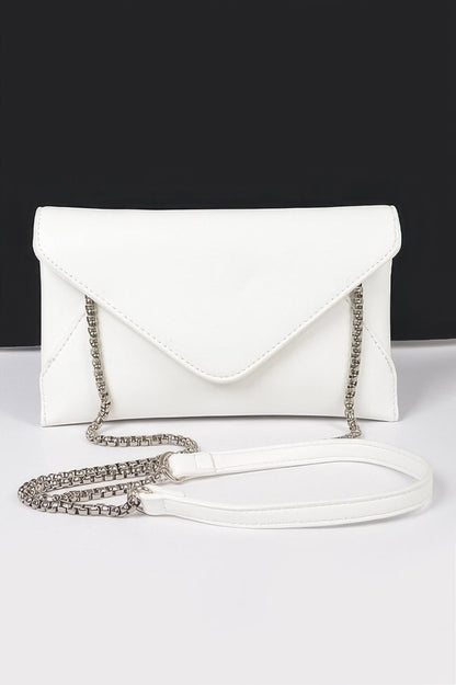 Faux Leather Small Envelope Clutch - Goddess Vibes