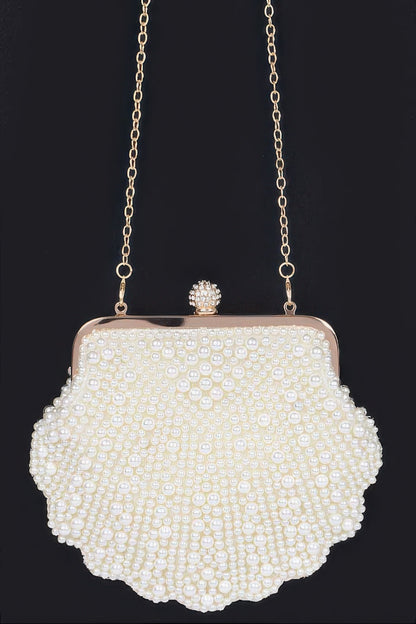 Faux Pearl Party Clutch - Goddess Vibes