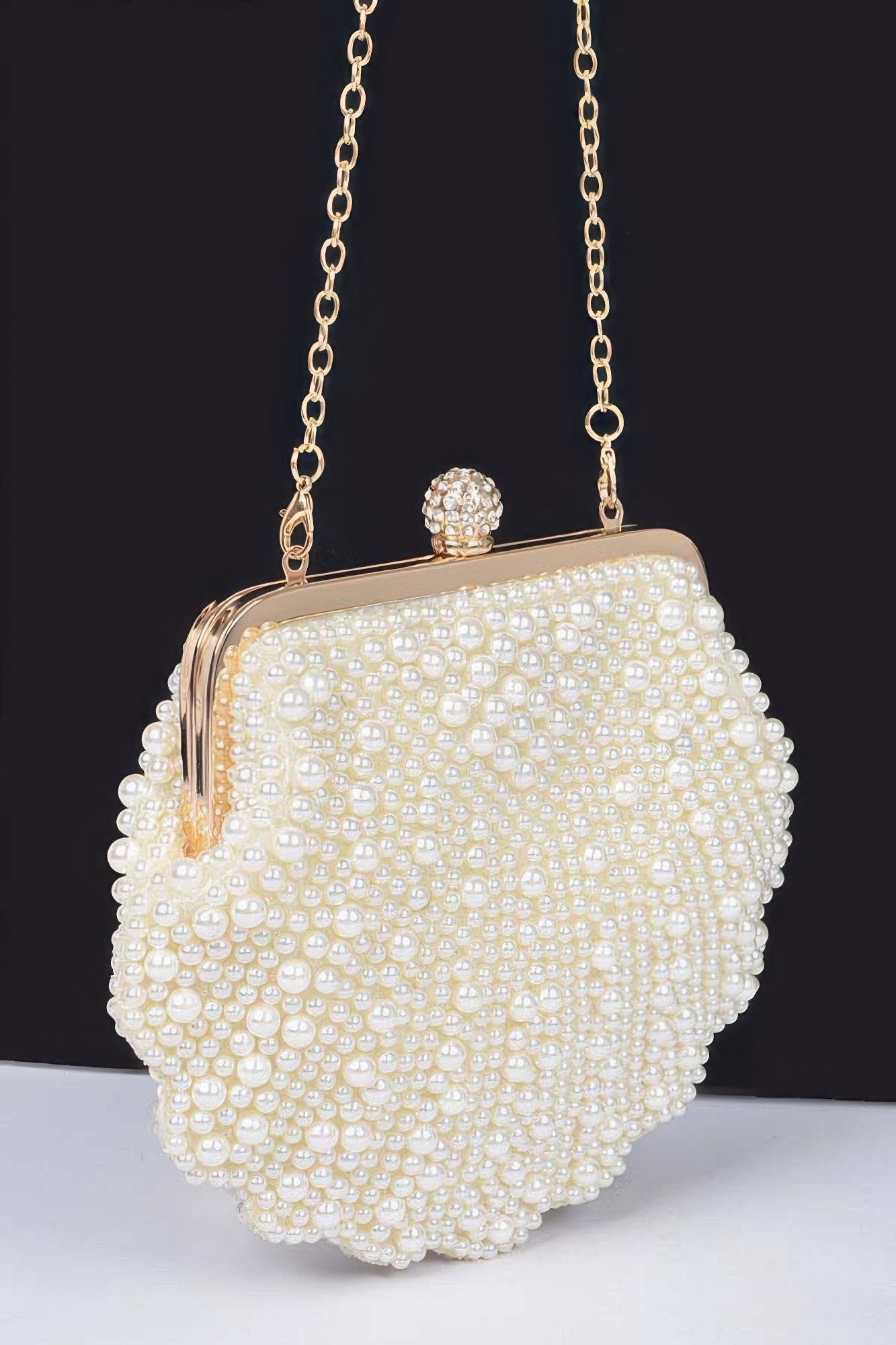 Faux Pearl Party Clutch - Goddess Vibes